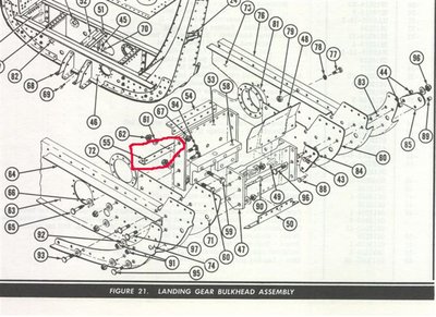 The parts picture file I added here was actually from and earlier post but shows the general arrangement. Another interesting thing about the same view in the Cessna 172 Parts catalogs of the &quot;door post&quot; pages is that they use the same drawing of the primary structure which shows the steel doublers on the forward bulkhead in the background. Of course the exploded view detail drawing omits them as they are not used.