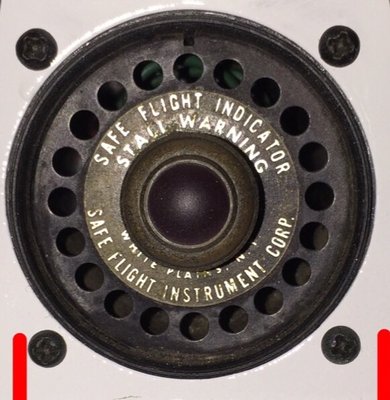 Original face plate with light bezel in middle.