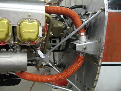 C-180 heat valve modified to 2&quot; scat tube